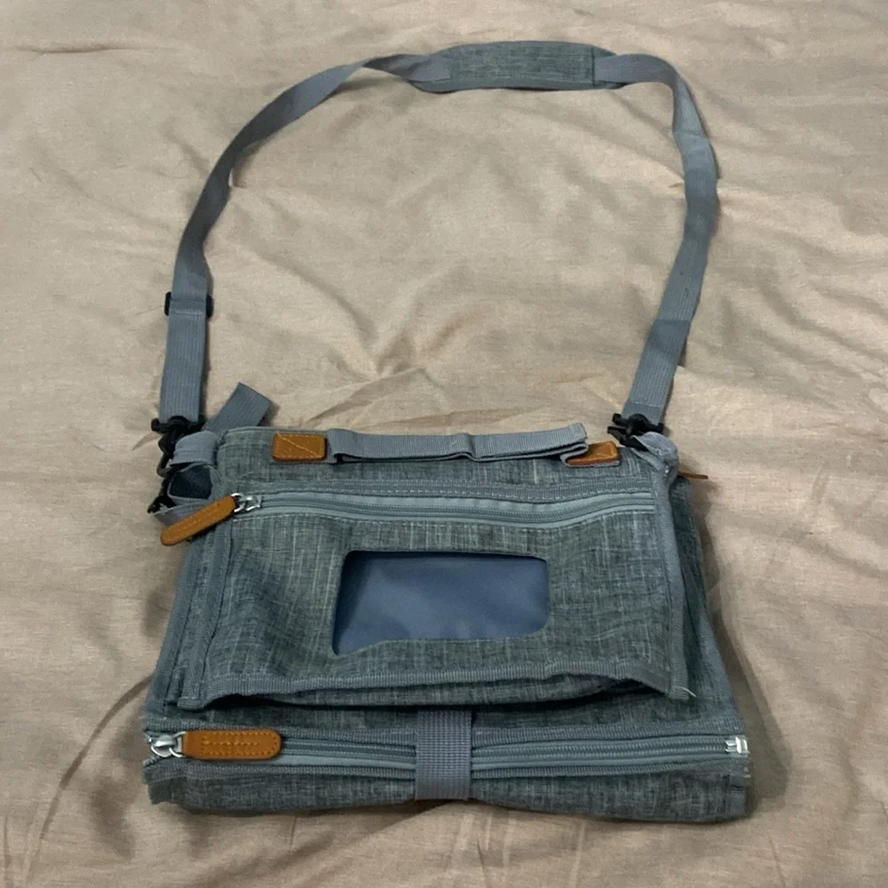 Portable diaper bag/changing pad